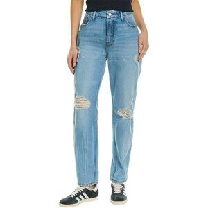 Good American The Weekender High Rise Jeans Light Blue Size US 4/27